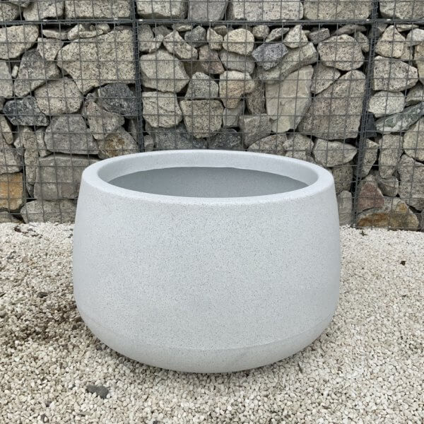 The Barolo Pot 80 Colour Granite White (Resin) - Image 2
