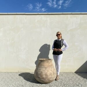 The Binh Duong Jar Wabi-Sabi Colour Velvet Brown Plant Pot