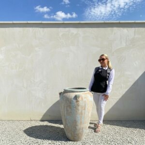 The Dong Thap Jar Wabi-Sabi Colour Velvet Green Plant Pot