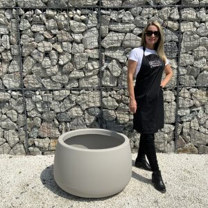 The Barolo Pot 80 Colour Champagne (Resin)