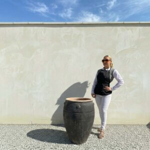 The Sa Dec Jar Wabi-Sabi Colour Noir Plant Pot