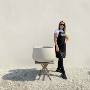 The Barolo Pot 65 Colour Champagne (Resin)