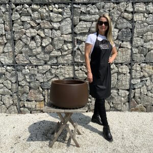 The Barolo Pot 50 Colour Mocha (Resin)