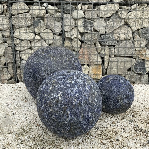 The Nam Dinh Atlantis Shades Of Ocean Blue Sphere/Orbs Set Of 3 - Image 2