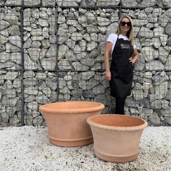The Thai Binh Vietnamese Terracotta Plant Pots (Shallow)