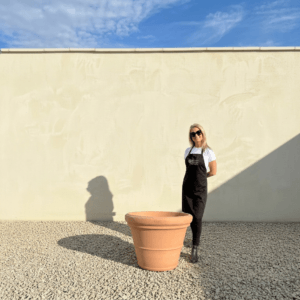 Terracotta Tuscan Pot Rolled Rim 65 (Handmade)
