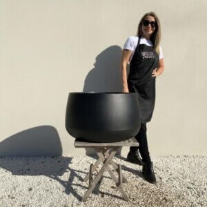 The Barolo Pot 65 Colour Black (Resin)