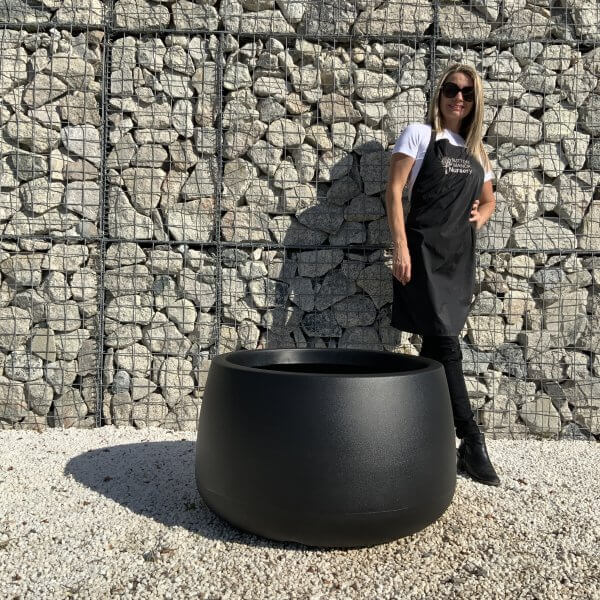 The Barolo Pot 80 Colour Black (Resin)