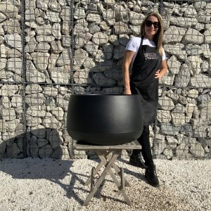 The Barolo Pot 65 Colour Black (Resin)