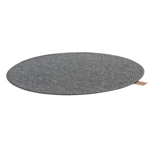Round Anthracite Rug