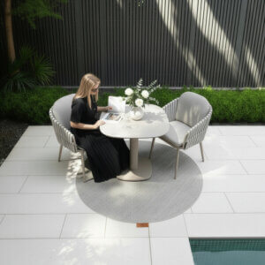 Eva Bistro 2 Seat Set (Latte)