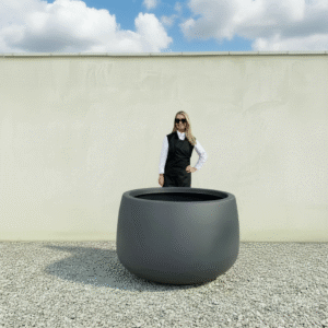 The Barolo Pot 125 Colour Charcoal (Resin)