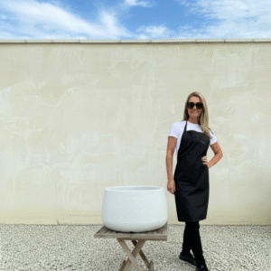 The Barolo Pot 50 Colour Granite White (Resin)