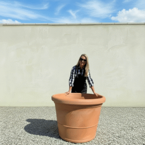 The Brunello Pot 100 Colour Terracotta (Resin)