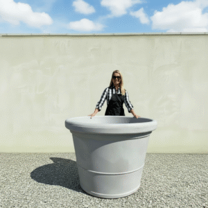 The Brunello Pot 125 Colour Greystone (Resin)