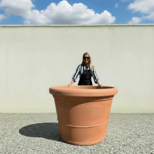 The Brunello Pot 125 Colour Terracotta (Resin)