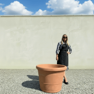 The Brunello Pot 80 Colour Terracotta (Resin)