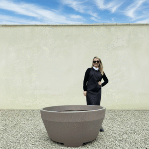 The Capri Pot 110 Colour Clay (Resin)