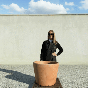 The Capri Pot 50 Colour Terracotta (Resin)