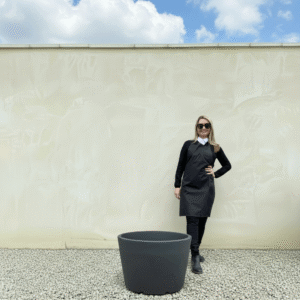 The Capri Pot 63 Colour Charcoal (Resin)