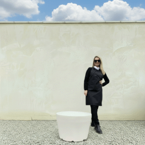 The Capri Pot 63 Colour Snow White (Resin)