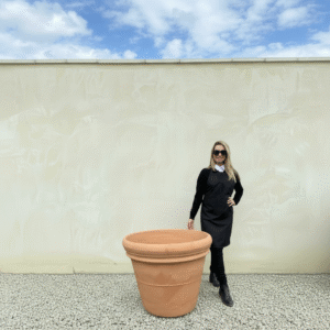 The Milan Pot 85 Colour Terracotta (Resin)