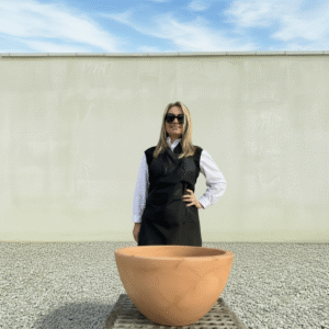 The Rome Bowl Pot Colour Terracotta (Resin)