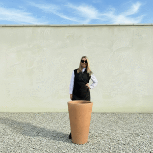 The San Marino Pot 75 Colour Terracotta (Resin)