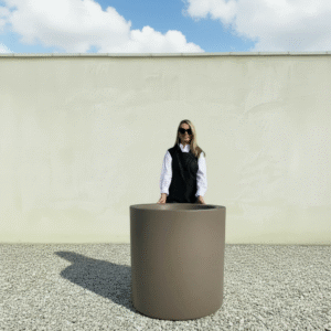 The Sicilian Cylinder Pot 85 Colour Clay (Resin)