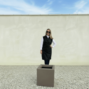 The Venice Cube Pot 45 Colour Clay (Resin)