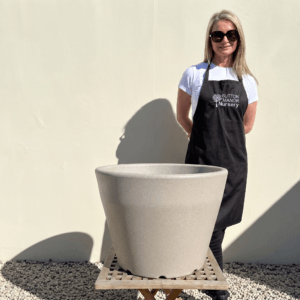 The Capri Pot 50 Colour Champagne (Resin)