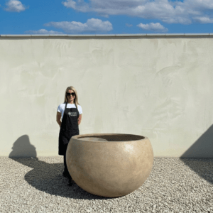 The Portofino Pot 115 Colour Latte