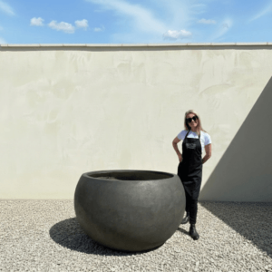 The Portofino Pot 115 Colour Olive Ash
