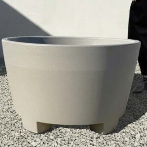 The Amalfi Pot 130 Colour Champagne (Resin)